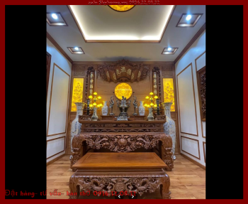 Bàn thờ gỗ tự nhiên